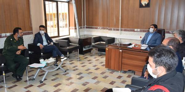 جلسه هماهنگی رزمایش خود حفاظتی شهرستان محلات