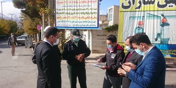 بازدید از نقاط ترافیکی شهرستان:
