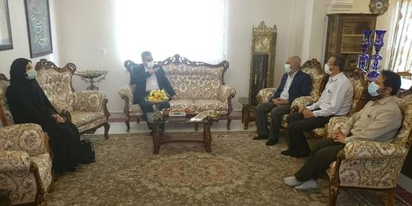 دیدار با هنرمند خوش نویس شهرستان آقای اکبر رضایی