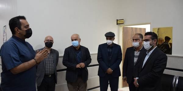 بازدید ناظری فرماندار شهرستان محلات از پلی کلینیک تخصصی نیکفر نیم ور