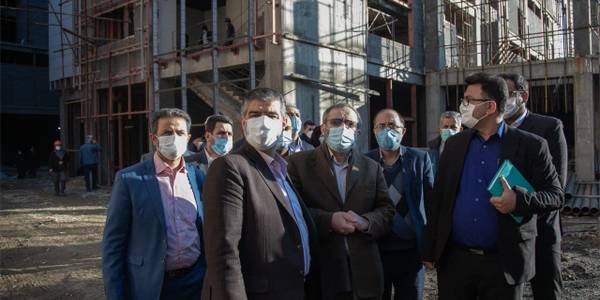 بازدید مسئولین از بیمارستان در حال ساخت حضرت ولیعصر (عج)