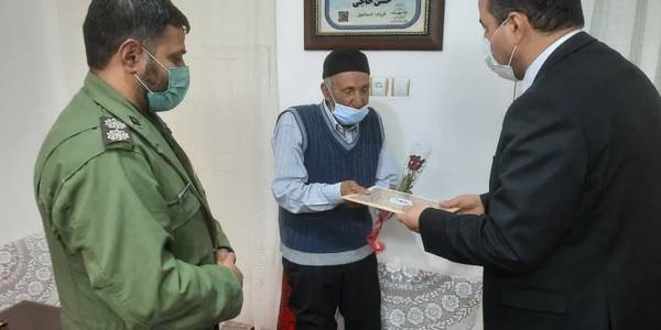 دیدار با خانواده شهید حسن خاجی