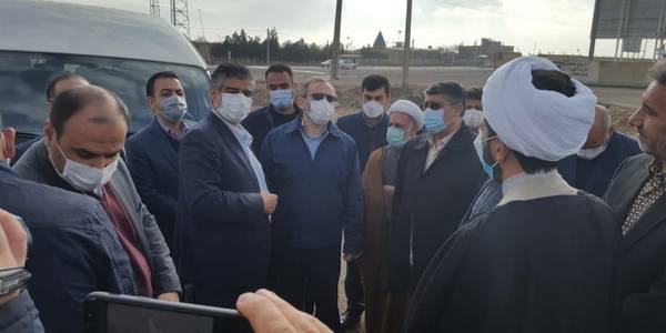 بازدید از پروژه در حال اجرای تعریض و بهسازی در محدوده روستای یاسبلاغ شهرستان کمیجان