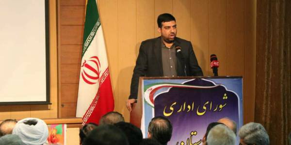 مهندس امیر هادی در مراسم تودیع و معارفه سرپرست فرمانداری شهرستان اراک