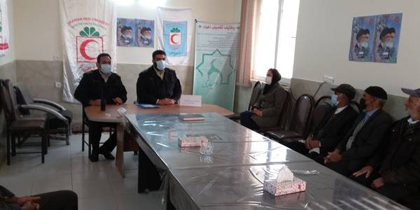 بازدید سرزده آقای شیخ حسینی ریس پاسگاه باقرآباد از روستای بزیجان