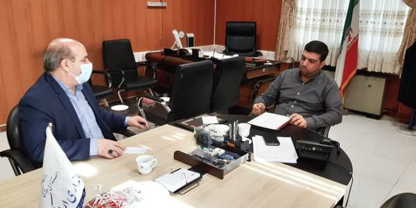 دیدار رییس جمعیت هلال احمر شعبه شهرستان اراک با سرپرست فرمانداری شهرستان اراک