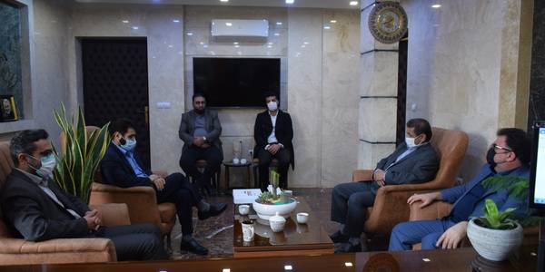 دیدار قطبی مدیرکل شرکت سهامی بیمه ایران استان مرکزی با ناظری فرماندار شهرستان محلات