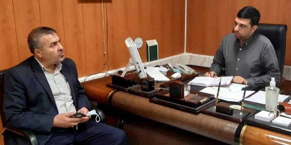 دیدار رئیس شورای اسلامی شهرستان اراک با سرپرست فرمانداری شهرستان اراک