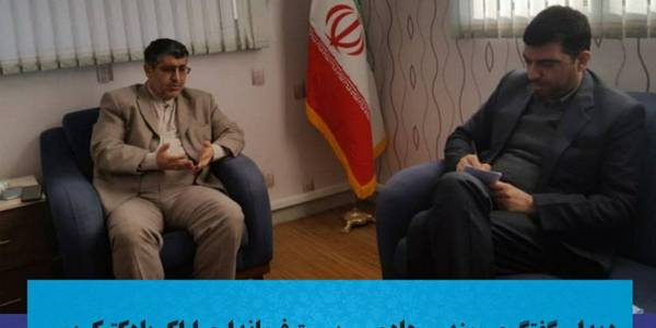 دیدار مهندس هادی سرپرست فرمانداری شهرستان اراک با دکتر کریمی نماینده مردم شریف شهرستان  اراک،