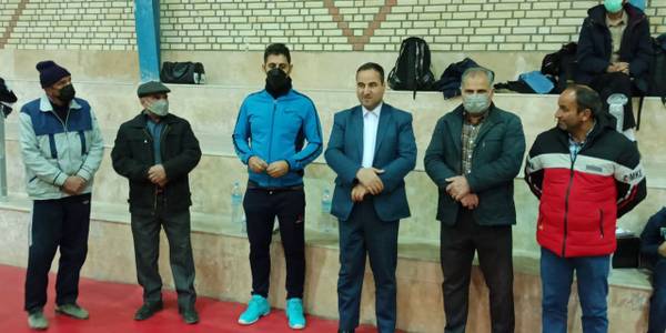 بازدید از تمرینات تیم والیبال جوانان شهرستان