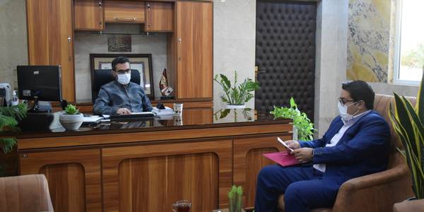 دیدار لعل بار مسئول نمایندگی میراث فرهنگی،صنایع دستی و گردشگری شهرستان محلات با ناظری فرماندار