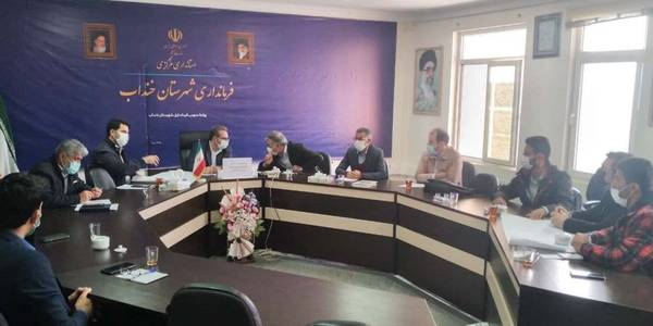 جلسه بررسی و امکان سنجی احداث شهرک در روستای دیزآباد