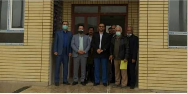 بازدید فرماندار و بخشدار مرکزی از روستای چالمیان