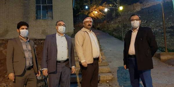 بازدید فرماندار کمیجان از روستای طرلان