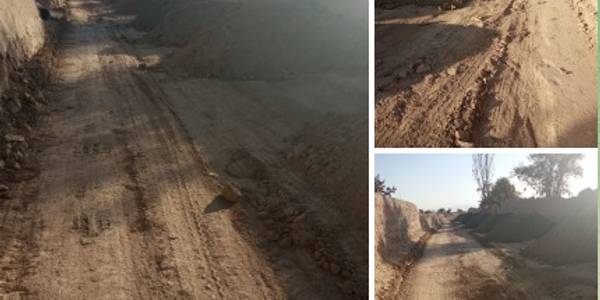 🌴بازسازی جاده بین مزارع با همکاری باغداران و کشاورزان منطقه معروف به (سپرگلیک) میلاجرد