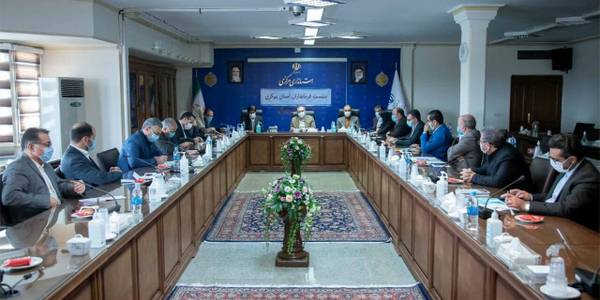 حضور ابراهیم رستمی فرماندار شهرستان کمیجان در نشست فرمانداران استان