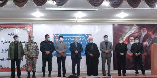 آئین تکریم و معارفه فرماندار شهرستان خنداب با حضور دکتر مخلص الائمه استاندار مرکزی