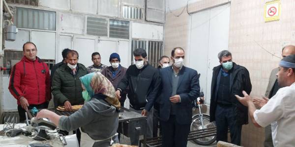 بازدید سرزده فراهانی سرپرست فرمانداری شهرستان آشتیان از واحدهای صنفی نانوایی شهرستان