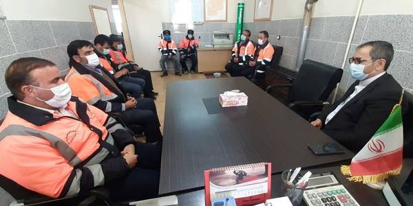 دیدار فرماندار شهرستان کمیجان با راهداران شهرستان
