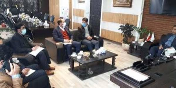 دیدار فرماندار شهرستان خنداب با مدیرکل راه وشهرسازی استان مرکزی