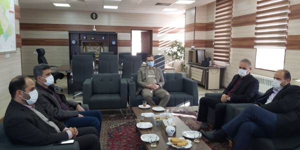 دیدار سمیعی مدیرعامل شرکت گاز استان با فراهانی سرپرست فرمانداری شهرستان آشتیان