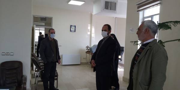 بازدید سرزده فراهانی سرپرست فرمانداری به اتفاق معاون فرماندار از اداره امور آب و فاضلاب شهرستان  و بررسی نحوه خدمات رسانی به مراجعین و انجام امور محوله