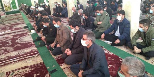 حضور فرماندار در مراسم نمازعبادی وسیاسی جمعه
