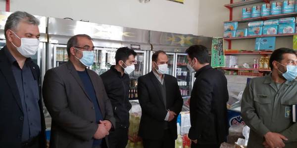 بازدید سرزده فراهانی سرپرست فرمانداری از تعدادی از تعدادی از واحد های اصناف شهرستان