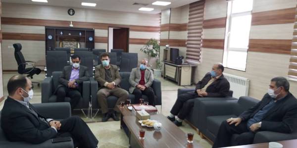 دیدار  اعضای هیات نظارت بر انتخابات ششمین دوره شوراهای اسلامی شهرستان آشتیان با فراهانی سرپرست فرمانداری آشتیان