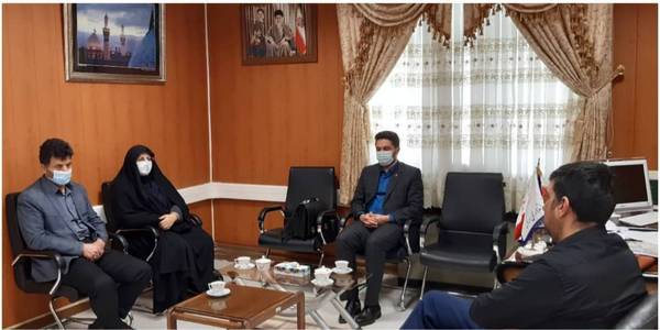 دیدار مدیر کل بهزیستی ورئیس اداره بهزیستی شهرستان با مهندس هادی فرماندار شهرستان اراک