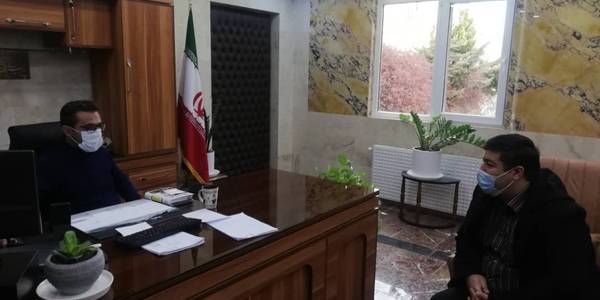 دیدار مدیرعامل انجمن حمایت از خانواده زندانیان با ناظری فرماندار شهرستان محلات