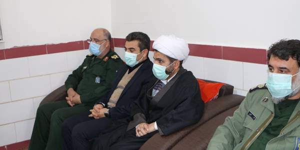 دیدار و بدرقه خانواده شهید شاه ولدی به شهر ایلام باحضور رمضانی فرماندارشهرستان شازنددر شهرآستانه