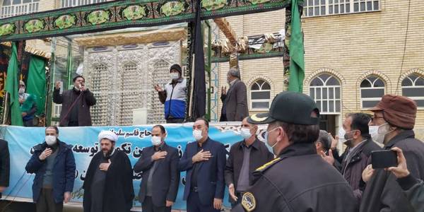 آئین بدرقه نیم ضریح سرداب مقدس امام زمان (عج)