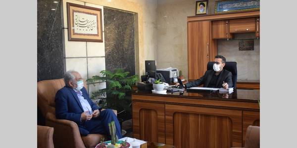 دیدار بهرامبیگی رئیس بنیاد شهید و امور ایثارگران محلات با ناظری فرماندار شهرستان محلات