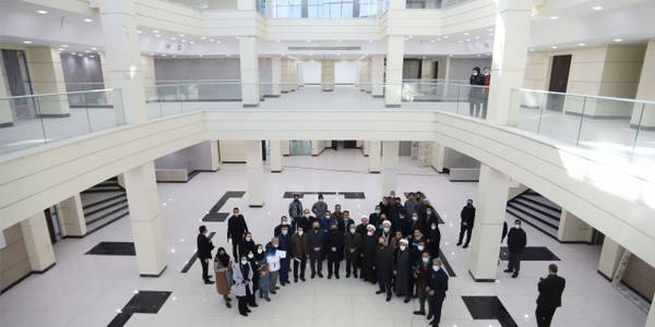 بازدید وزیر فرهنگ و ارشاد اسلامی و استاندار مرکزی از ساختمان تالار مرکزی اراک