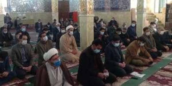 نماز عبادی - سیاسی جمعه ۱۷ دیماه شهر خنداب