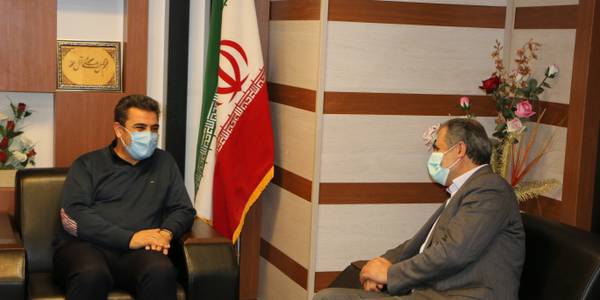 دیدار مدیرعامل آب منطقه ای استان مرکزی با فرماندار شهرستان شازند