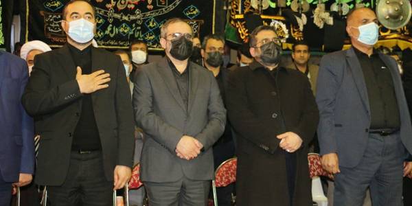 حضور وزیر فرهنگ و ارشاد اسلامی و استاندار مرکزی در آیین اختتامیه سوگواره یاس نبوی در تفرش.