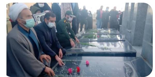 گلباران گلزار مطهر شهدای روستای موت آباد شهرستان اراک