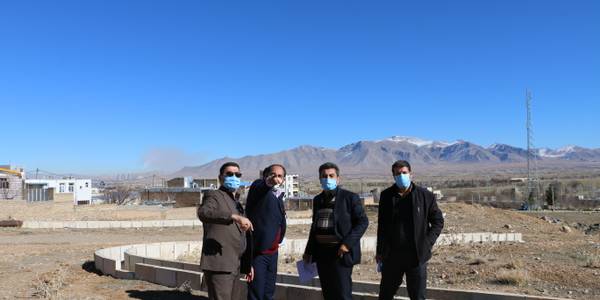 بازدید دکتر رمضانی فرماندار شهرستان شازند از منطقه اجرای طرح اقدام ملی مسکن در شهرشازند