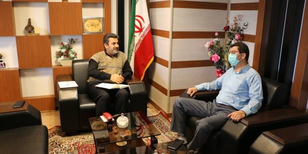 دیدار و نشست آدینه سرپرست اداره کل امور اتباع و‌مهاجرین خارجی استانداری مرکزی با فرماندار شهرستان شازند