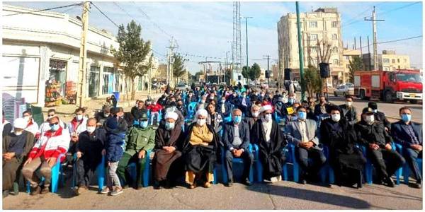 همزمان با سراسر کشور ، با حضور حجت الاسلام والمسلمین ابراهیمی امام جمعه شهرستان زرندیه ، حجت الاسلام والمسلمین عطاالهی امام جمعه شهر زاویه ، مهندس سلیمانی فرماندار شهرستان زرندیه