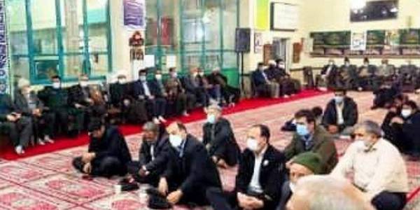 دومین سالگرد شهادت سردار دلها و فرمانده قلب ها سپهبد شهید حاج قاسم سلیمانی و همرزمانش در جبهه مقاومت با سخنرانی سرتیپ دوم پاسدار سالار آبنوش از یادگاران و فرماندهان دفاع مقدس و با نوای گرم حجت الاسلام و المسلمین فاطمی نیا در مسجد جامع شهر زاویه