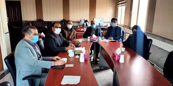 جناب آقای شالیان مقدم سرپرست بخشداری زاویه و اعضای شورای اسلامی و شهردار شهر زاویه