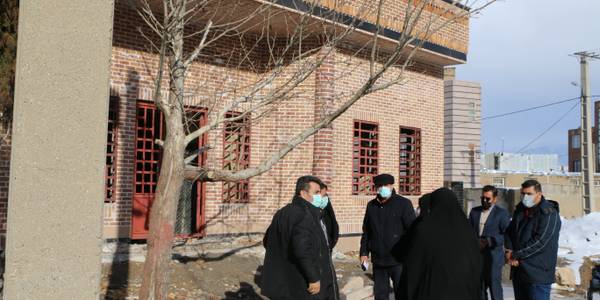 بازدید میدانی دکتر رمضانی از پروژه احداث کتابخانه شماره ۳ شهر شازند