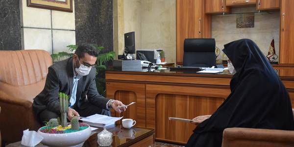 ملاقات مردمی مورخ ۲۷-۱۰-۱۴۰۰ همشهریان عزیز با دکتر ناظری فرماندار شهرستان محلات