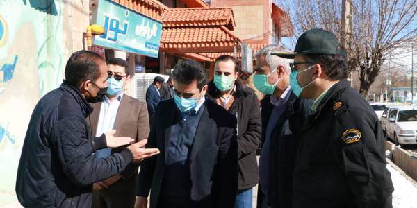 فرماندار شهرستان شازند از سطح شهر آستانه بازدید کرد.