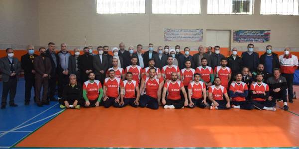 حضور معاون هماهنگی امور عمرانی ر اردوی تیم ملی والیبال نشسته ایران در شهرستان محلات