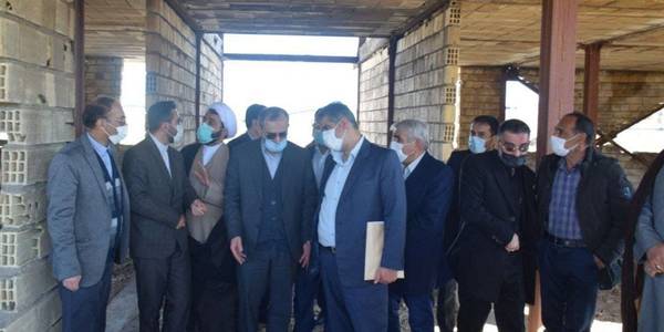 بازدید مسئولین استان از ساختمان شماره ۲ فرمانداری محلات در شهر نیم‌ور