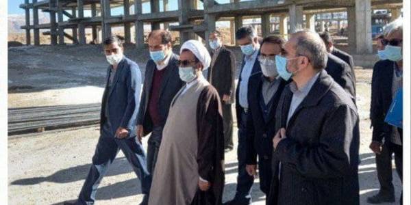 بازدید مسئولین استان از طرح اقدام ملی مسکن شهرستان دلیجان